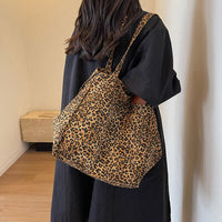 Leopard Canvas Tote Bag