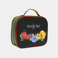 Nicole Lee USA Printed Handbag with Three Pouches