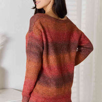 Gradient V-Neck Sweater