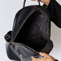 David Jones PU Leather Backpack